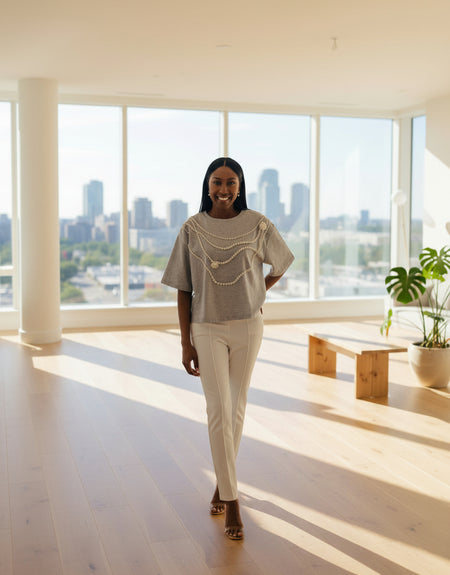 Clairmont Pearl Top - ReservedChic