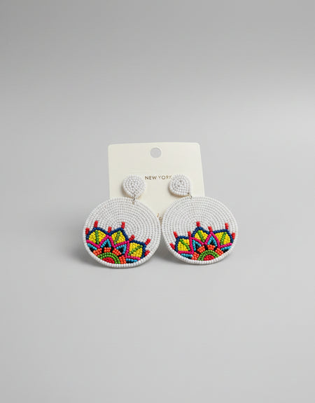 Festive Beaded Earrings - ReservedChic