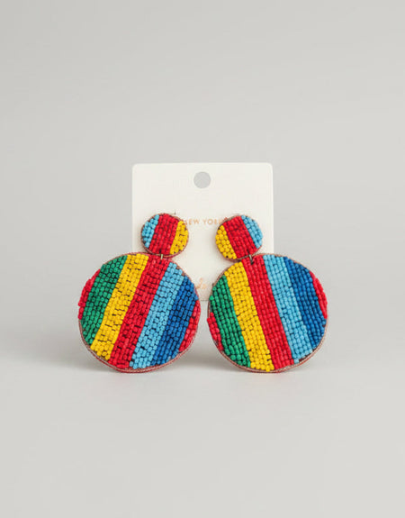 Happy Hue Beaded Earrings - ReservedChic