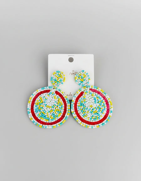 Gardenia Luxe Beaded Earrings - ReservedChic
