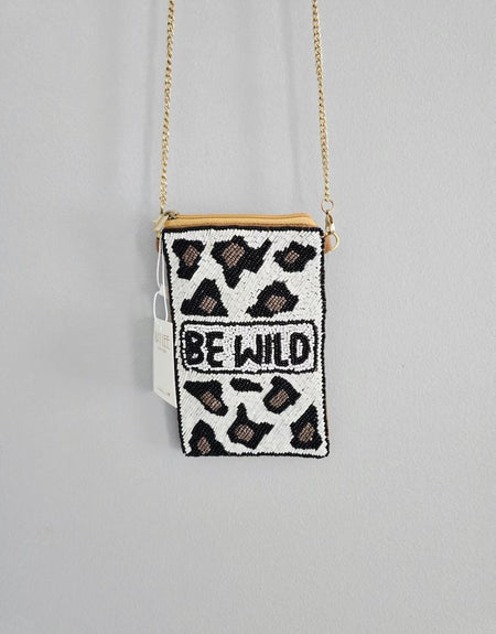Be Wild Beaded Cell Phone/Crossbody - ReservedChic