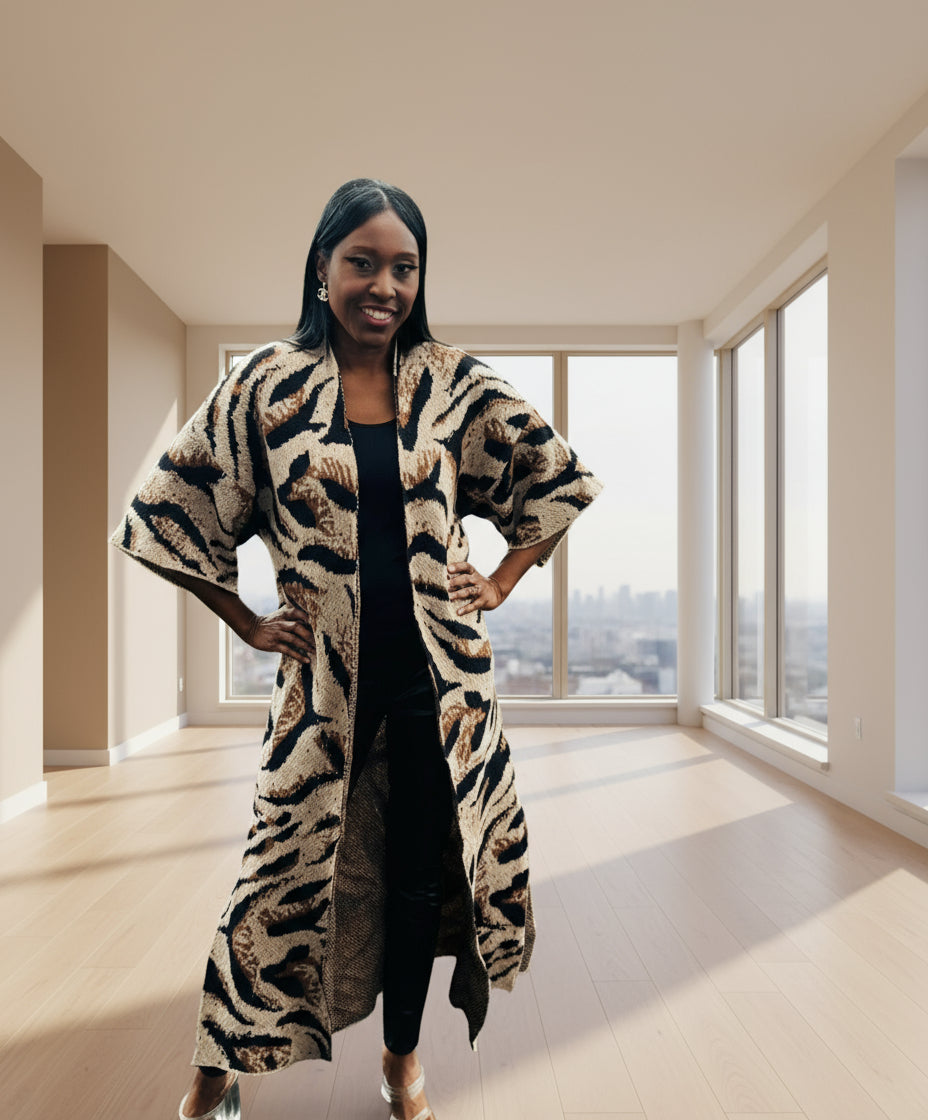 Cutely Covered Leopard Cardigan