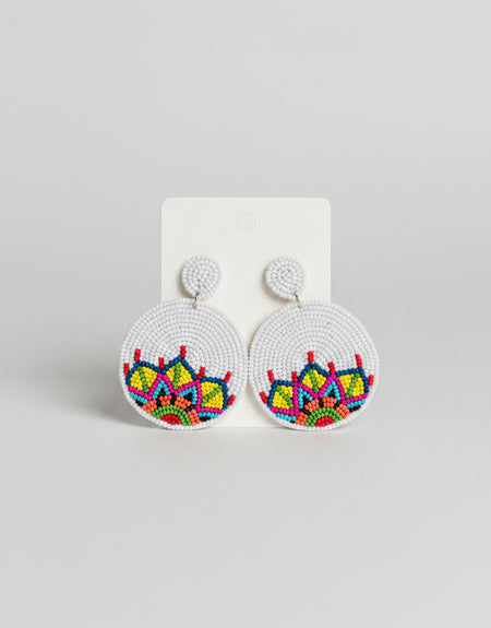Festive Beaded Earrings - ReservedChic