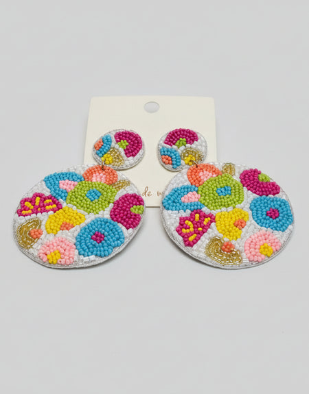 Summer Bud Beaded Earrings - ReservedChic