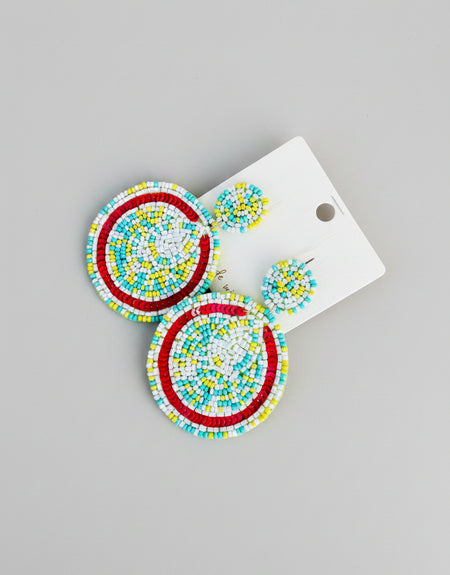 Gardenia Luxe Beaded Earrings - ReservedChic