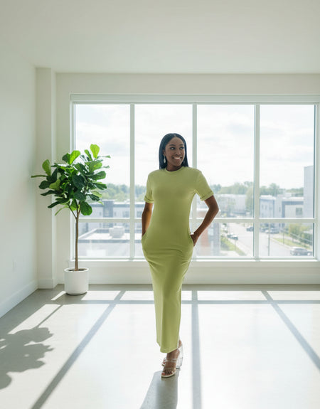 St. Barts Kiwi Maxi Dress
