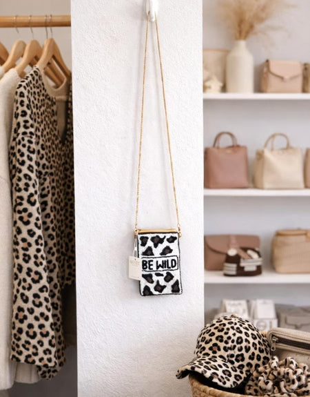 Be Wild Beaded Cell Phone/Crossbody - ReservedChic