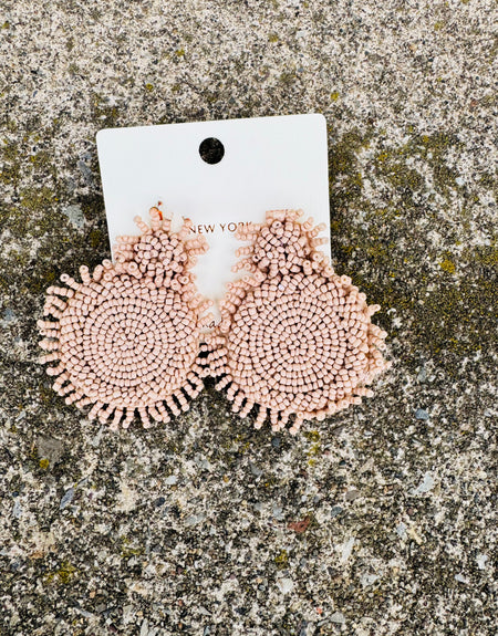 Charli Pink Beaded Earrings (Copy)