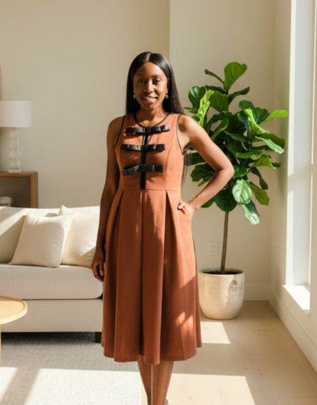 Koko Faux Suede Dress