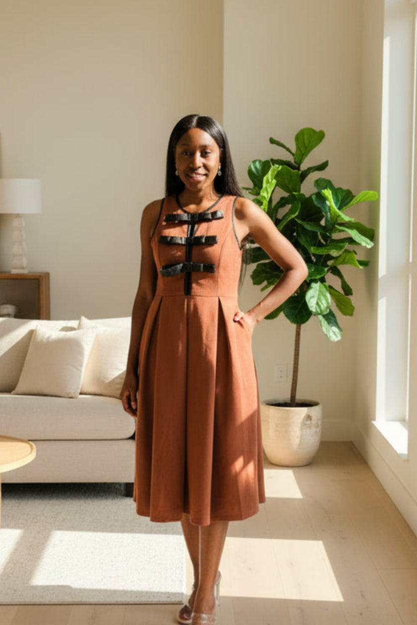 Koko Faux Suede Dress