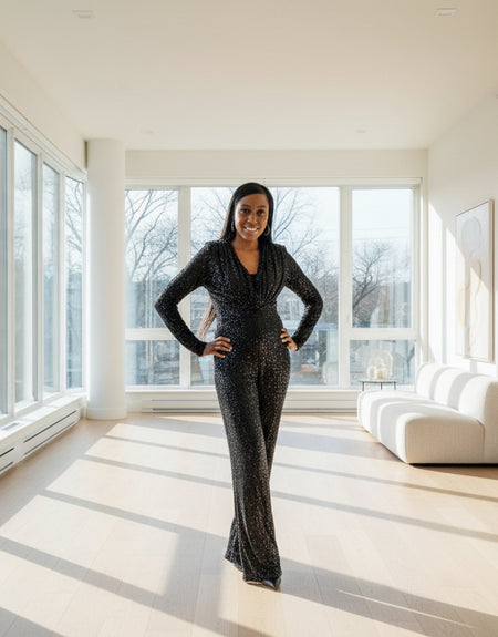 Pretty Sequin Jumpsuit