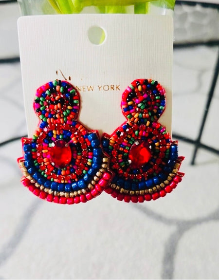 Princess Beaded Earrings