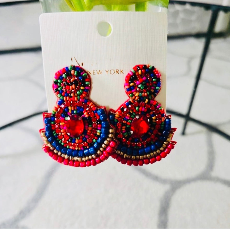 Princess Beaded Earrings