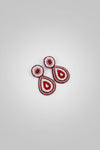 Ruby Beaded Earrings - ReservedChic