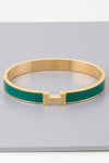 H Cuff Green Bracelet