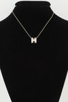 H Curve Necklace