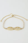 Gold Mariner Crystal Bracelet - ReservedChic