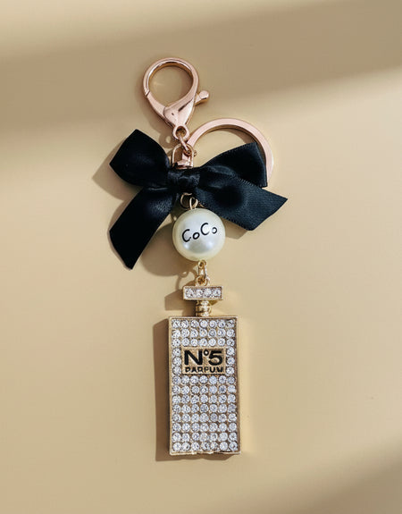 Luxe Perfume Bottle Bag Charm