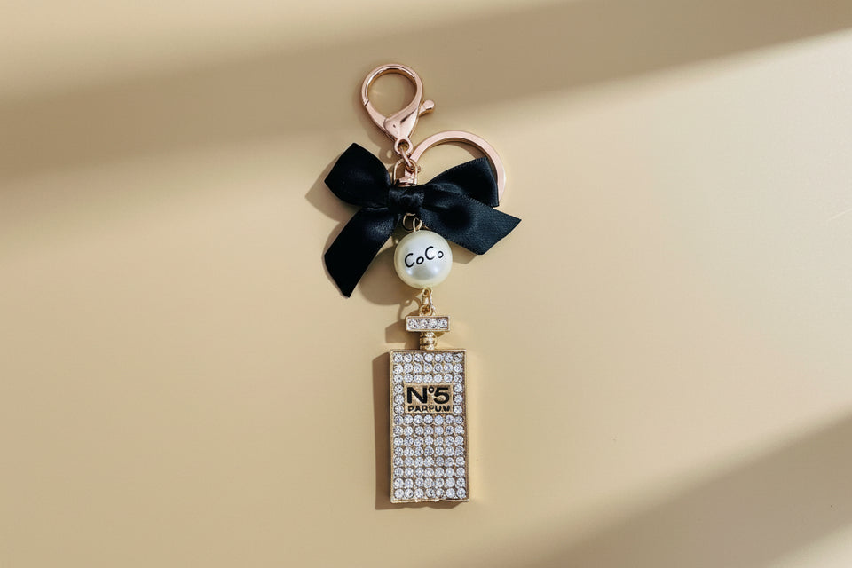 Luxe Perfume Bottle Bag Charm