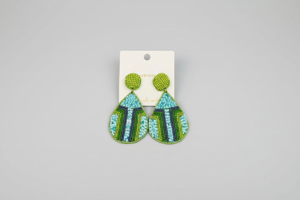 Willow Beaded Drop Earrings - ReservedChic