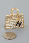 H Purse Handbag Brooch