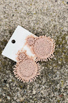 Charli Pink Beaded Earrings (Copy)