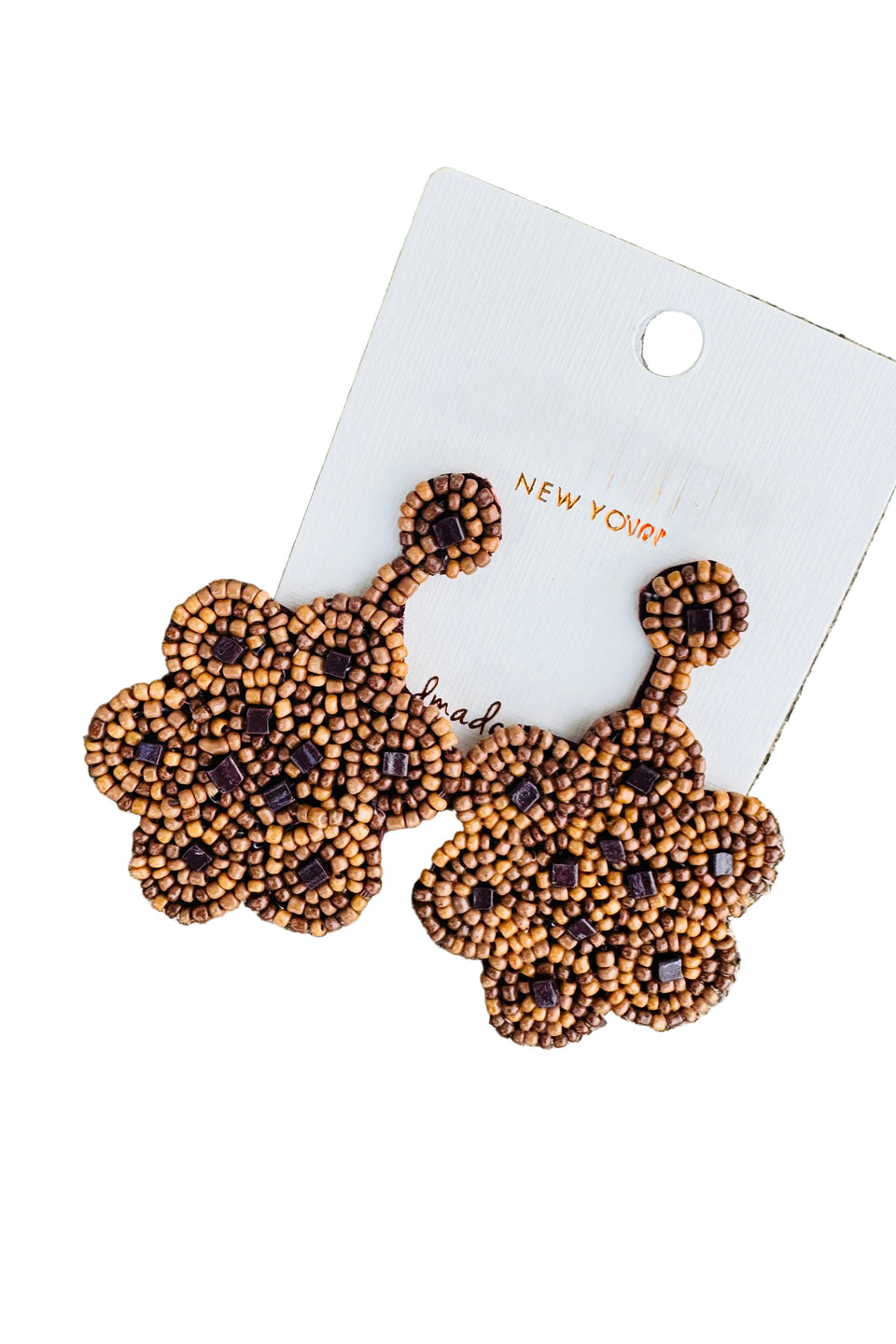 Coco Flower Beaded Earrings - ReservedChic