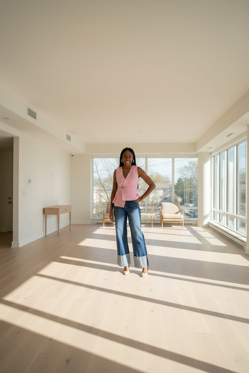 Milky Pink Vest - ReservedChic