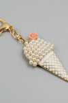 Ice Cream Keychain Bag Charm