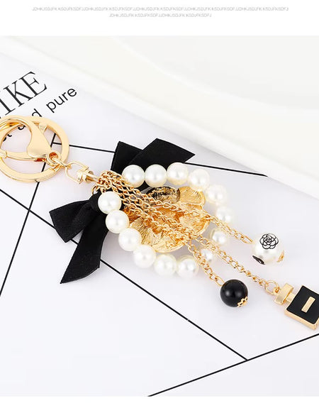 Camellia Luxe Bag Charm