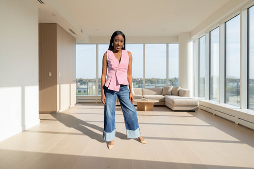 Milky Pink Vest - ReservedChic