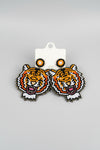 Tiger Beaded Earrings - ReservedChic