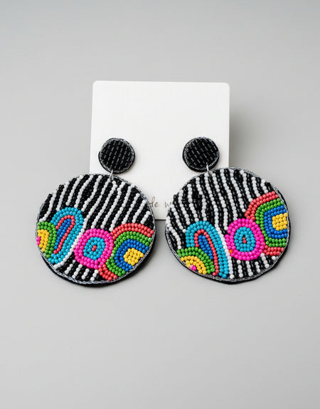 Bloom Luxe Beaded Earrings