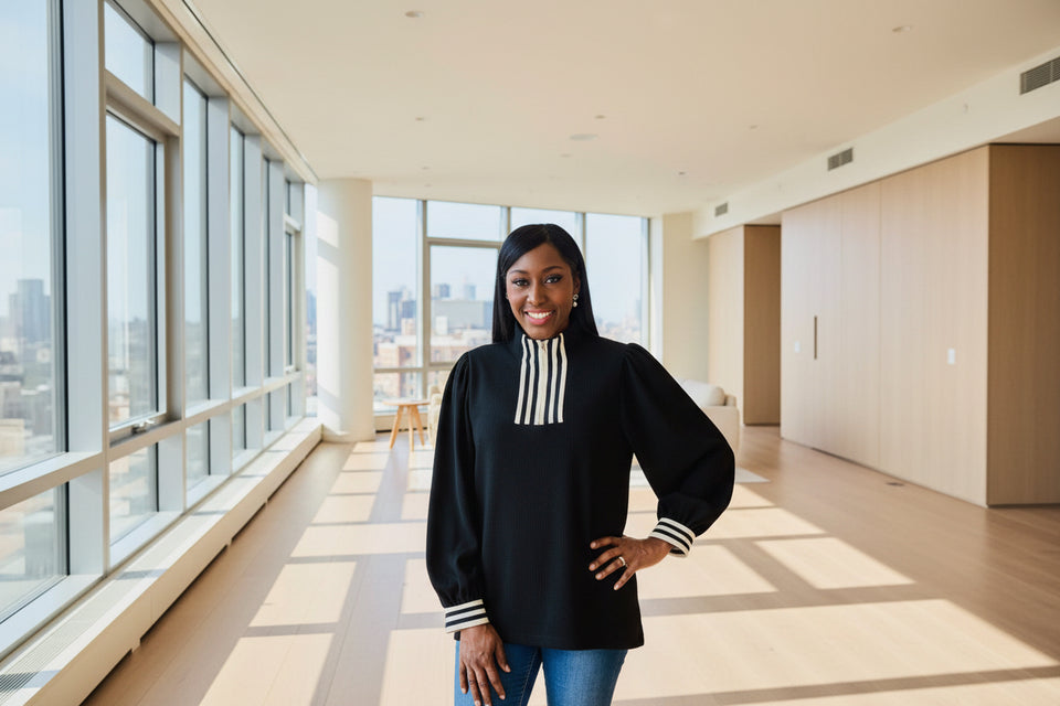 City Luxe Puff Sleeve Top - ReservedChic