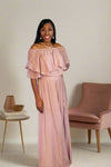 The Posh Palazzo Pant Set Mauve