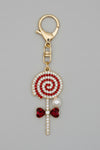 Lollipop Rhinestone Bag Charm