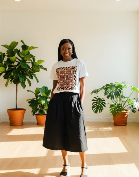 Chic Leopard Heel Graphic Tee