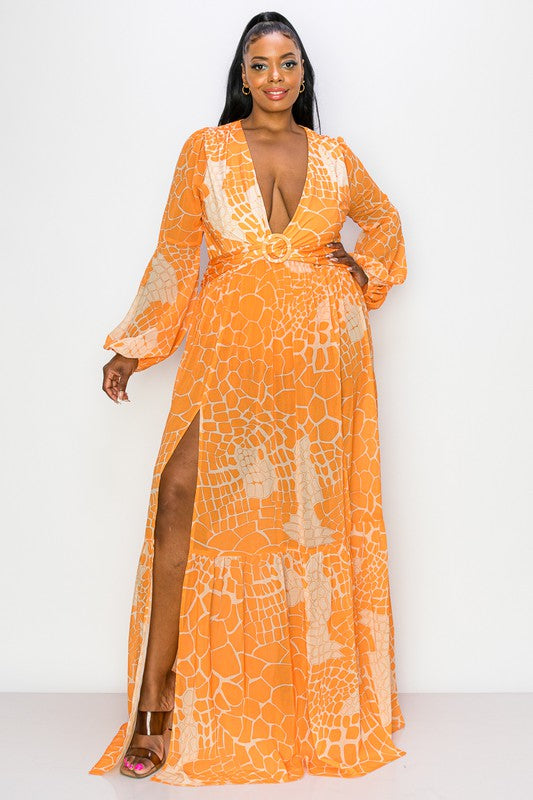 Sun-Kissed Maxi Dress
