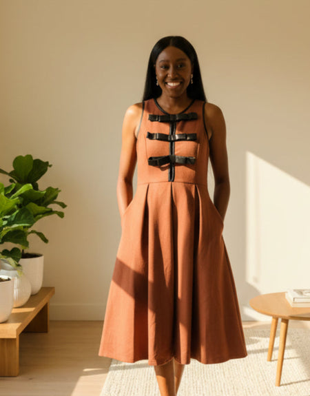 Koko Faux Suede Dress