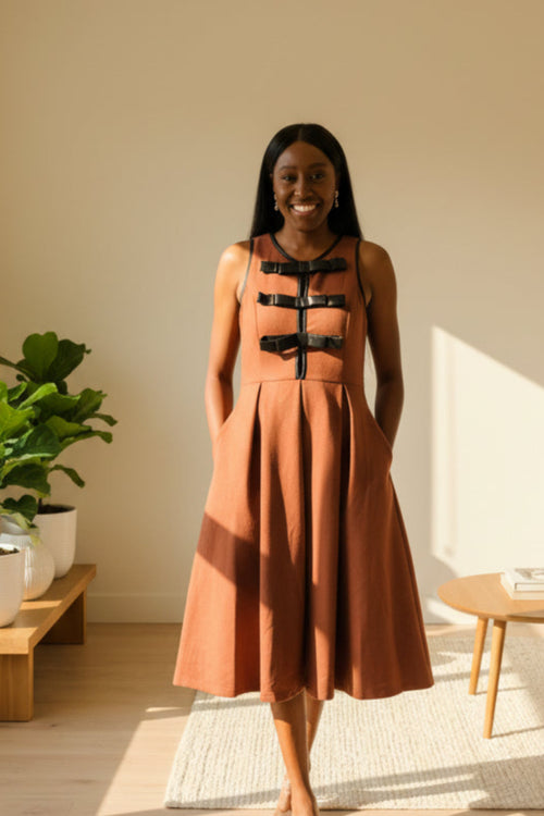 Koko Faux Suede Dress