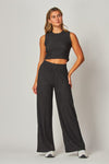 Serene & Chic Pant Set-Black - ReservedChic