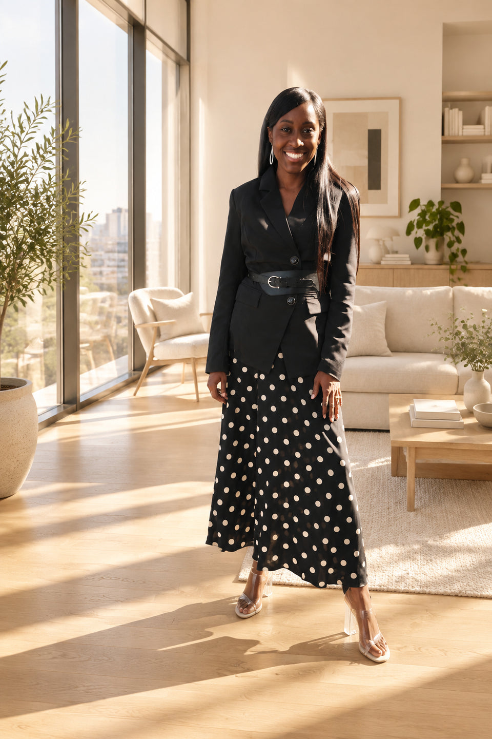 Lena Polka Dot Skirt
