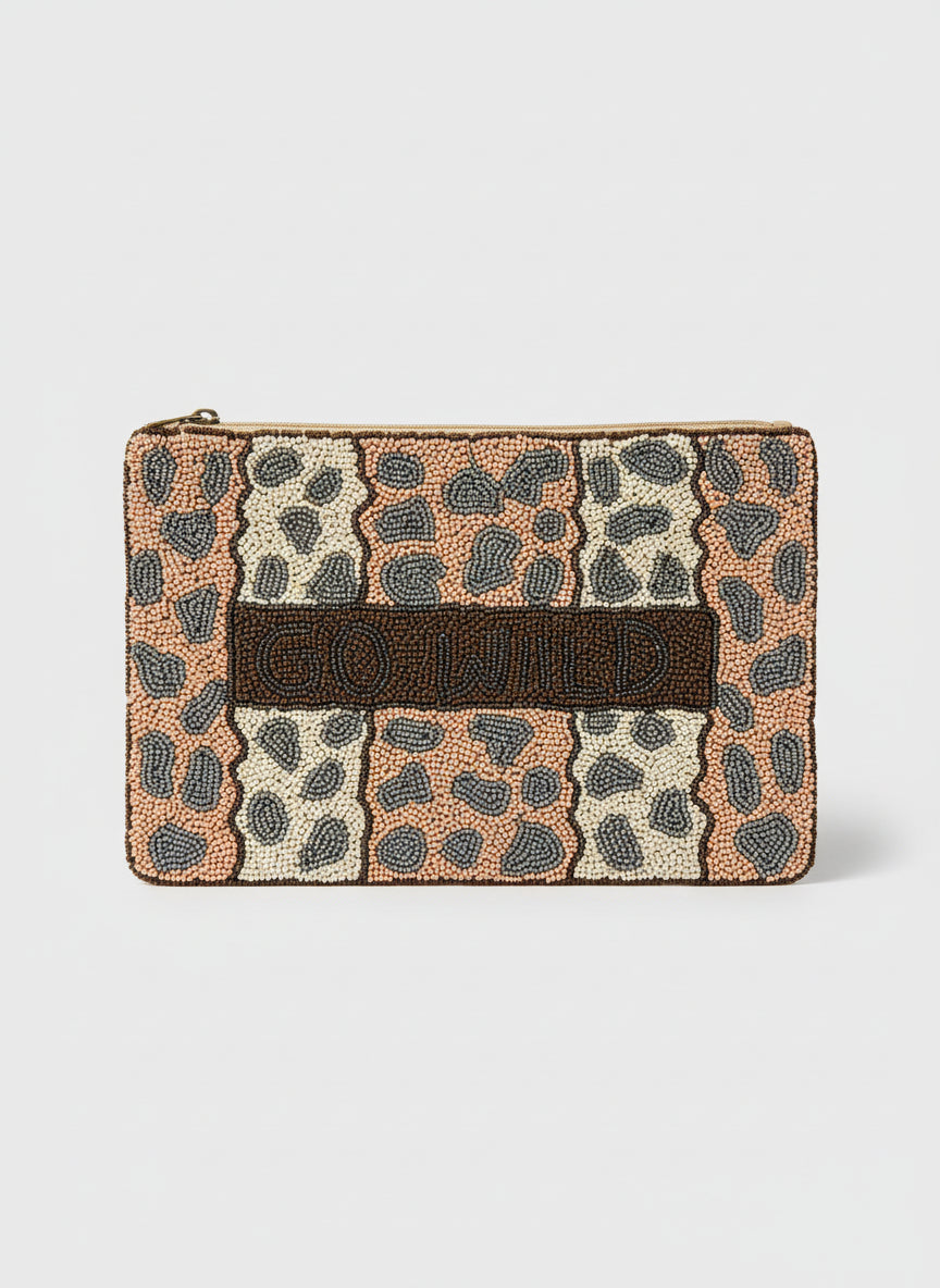 Go Wild Beaded Bag