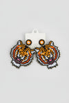 Tiger Beaded Earrings - ReservedChic