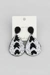 Naomi Beaded Oval Drop Earrings - ReservedChic