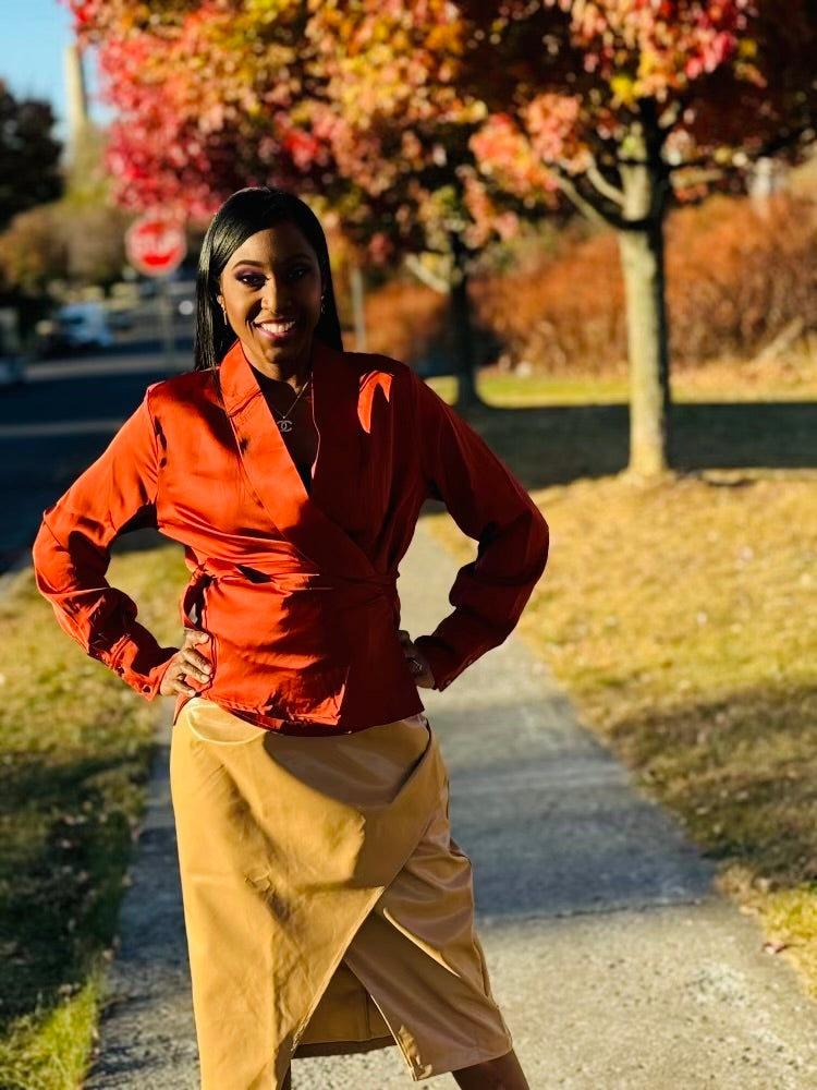 Miley Faux Leather Skirt