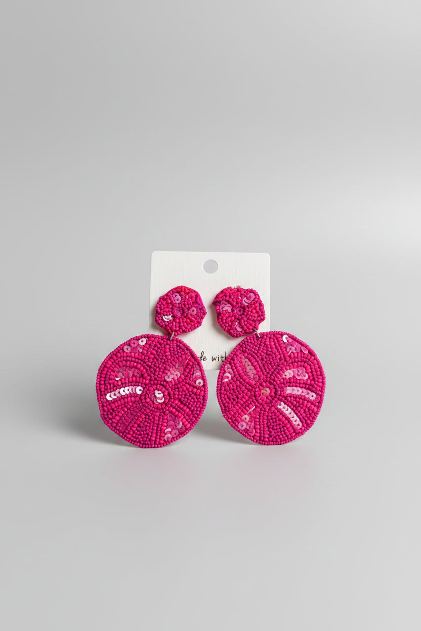 Jasmine Flower Beaded Earrings