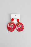 Elegant Flower Bead Cluster Earrings - ReservedChic