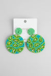 Paisley Bloom Beaded Earrings