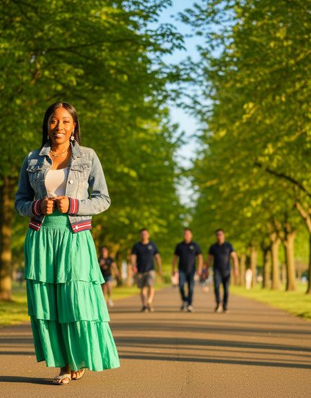Brandy Tiered Smocked Skirt